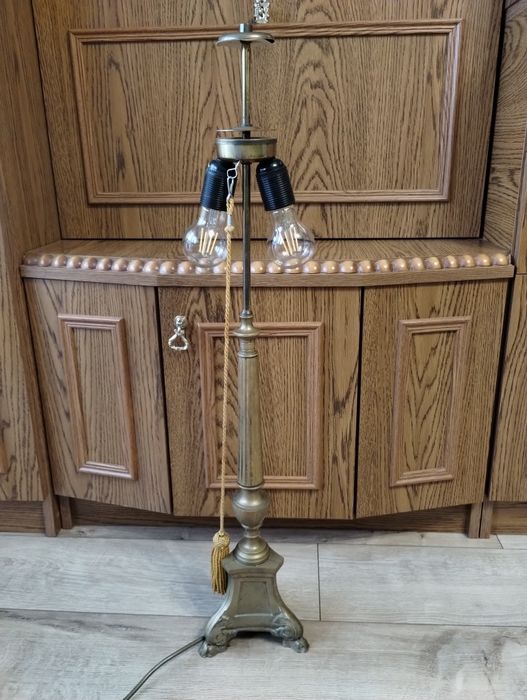 Lampa mosiężna gabinetowa Vintage