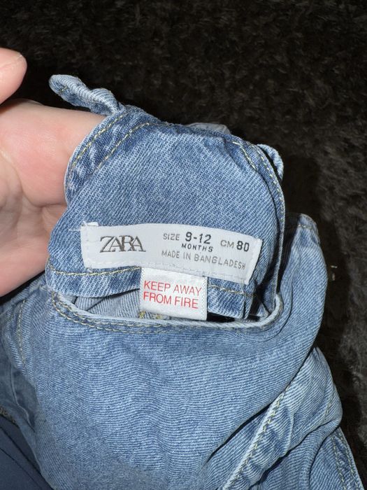 Джинсовий комбінезон Zara 80 см