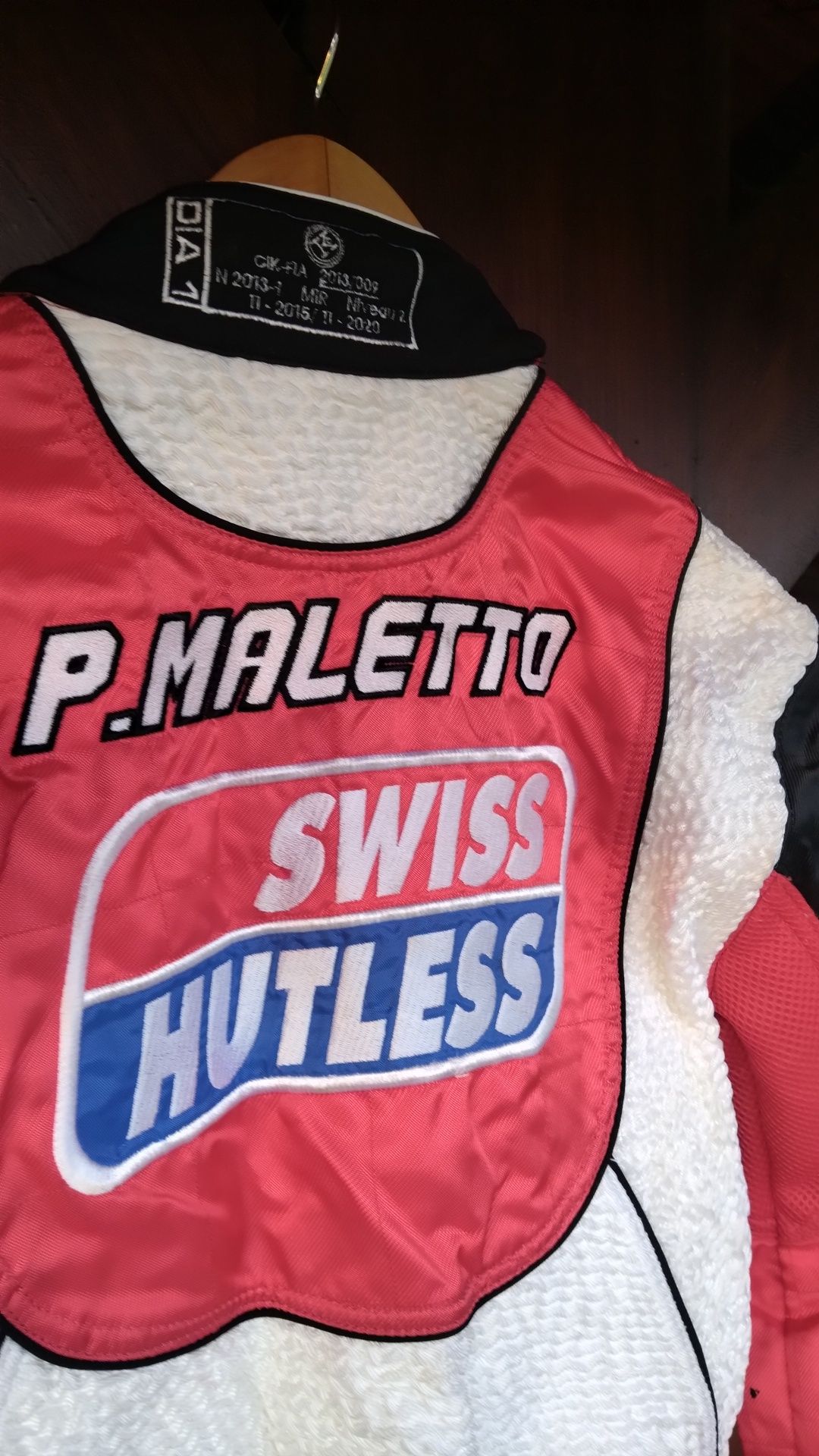 Fato competição para Karting. Marca MIR