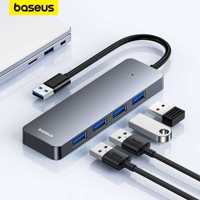 USB хаб Baseus BS-OH080 на 4 порти USB 3.0 хаб