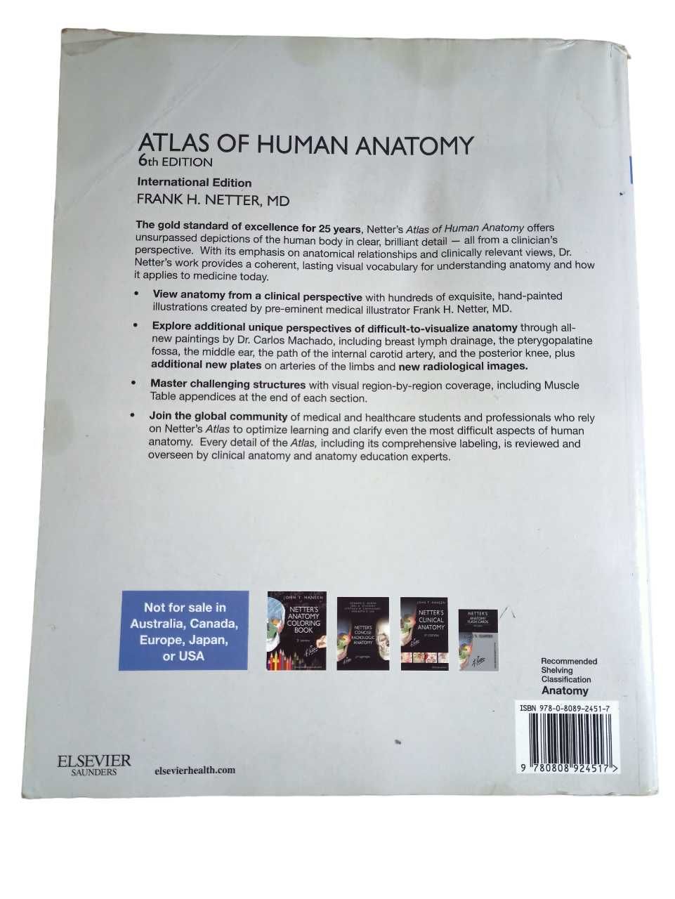 Netter Atlas of Human Anatomy 6th edition (Англійська)