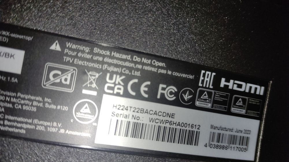 Monitor curvo Ultrawide 34" 144HZ QHD