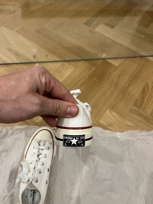 Converse białe 33,5 nowe. Dlugosc wkladki 23,5 cm