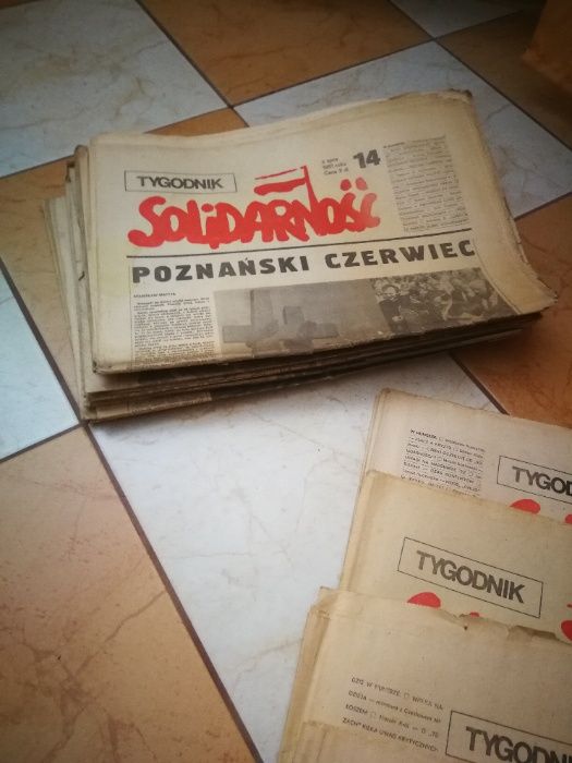 Sprzedam kolekcjonerskie wydania gazet Solidarność 1981 rok, biuletyn