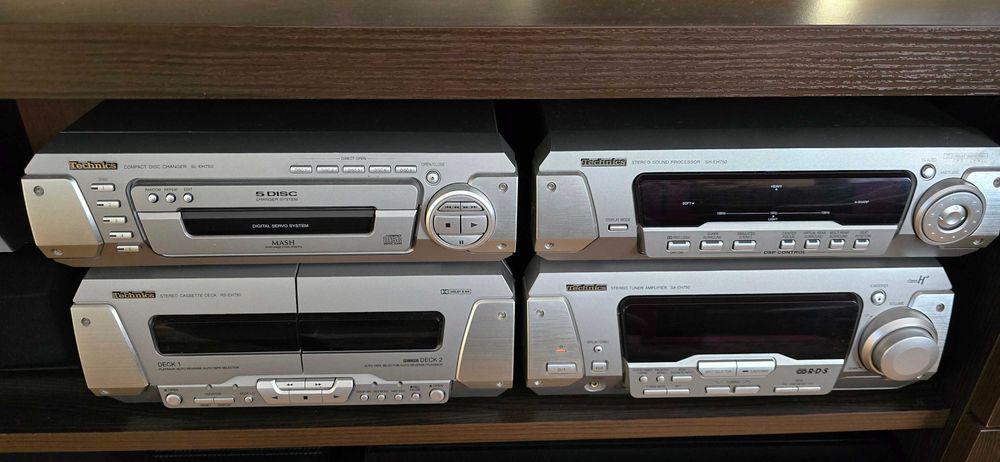 Kino domowe Technics - Wieża - super stan