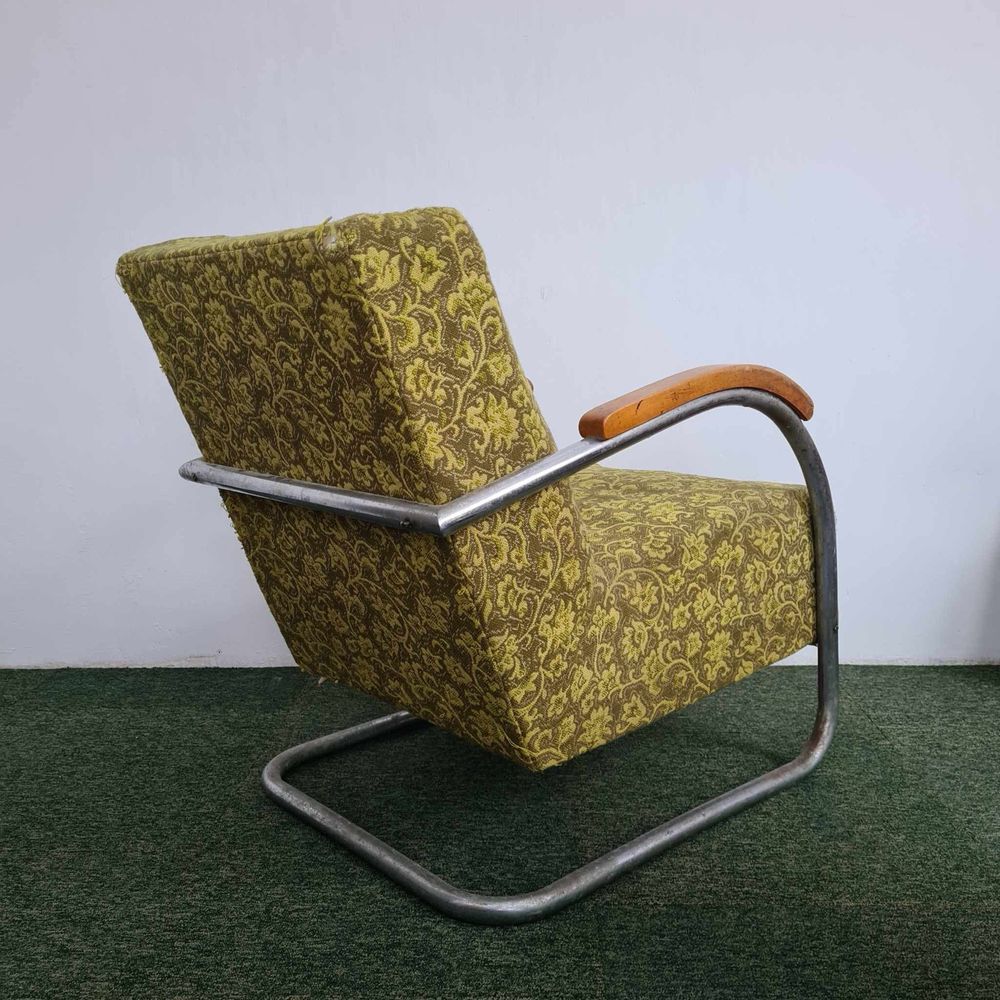 Fotel bauhaus lata 30-te 40-te zadziele Fabryka Mebli Stalowych Wschód