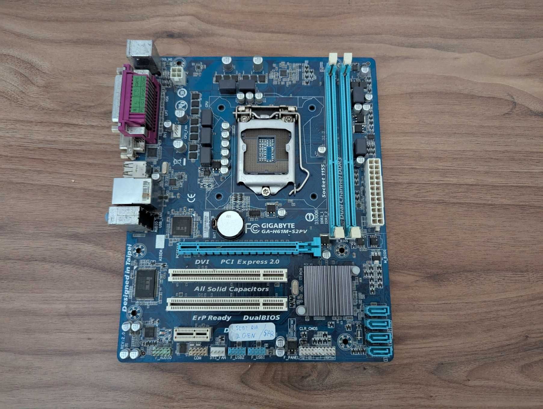 Płyta Główna Gigabyte GA-H61M-S2PV 1155 Intel H81 DDR3