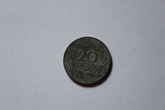 Moneta 20 groszy 1923 niemagnetyczna