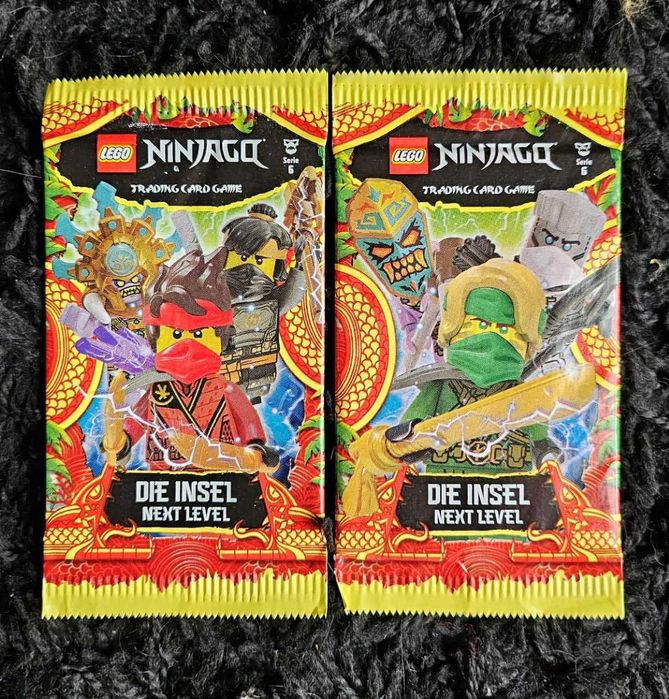 2x LEGO Booster Ninjago Trading Card Game Serie 6 Next Level