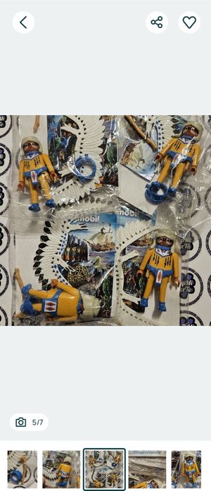 Playmobil 2011r Indianin Indianie Sioux figurki zabawki #KupMiChceTo