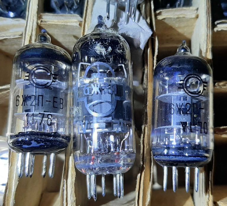 Радиолампы 6Ж2П-ЕВ и 6Ж3П