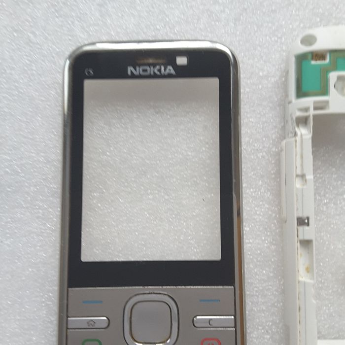 Корпус телефонаNOKIA С 5-00, белый б/у, заводской оригинал