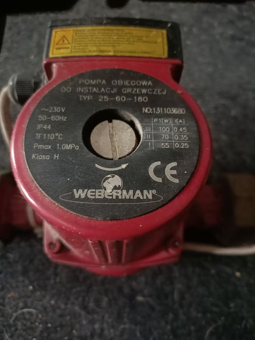 Pompa 3 biegowa do c.o