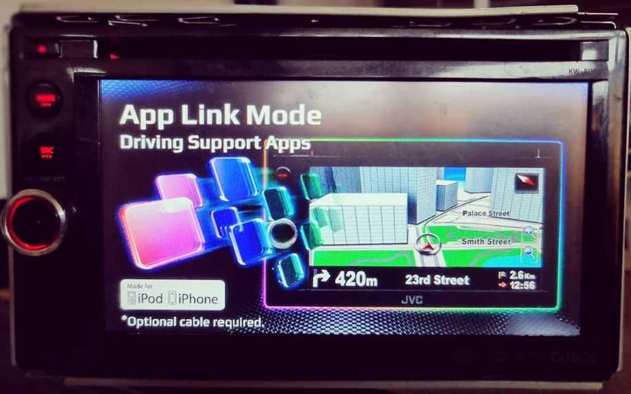 Auto Radio  JVC KW-AV61BT 2 DIN con DiVx