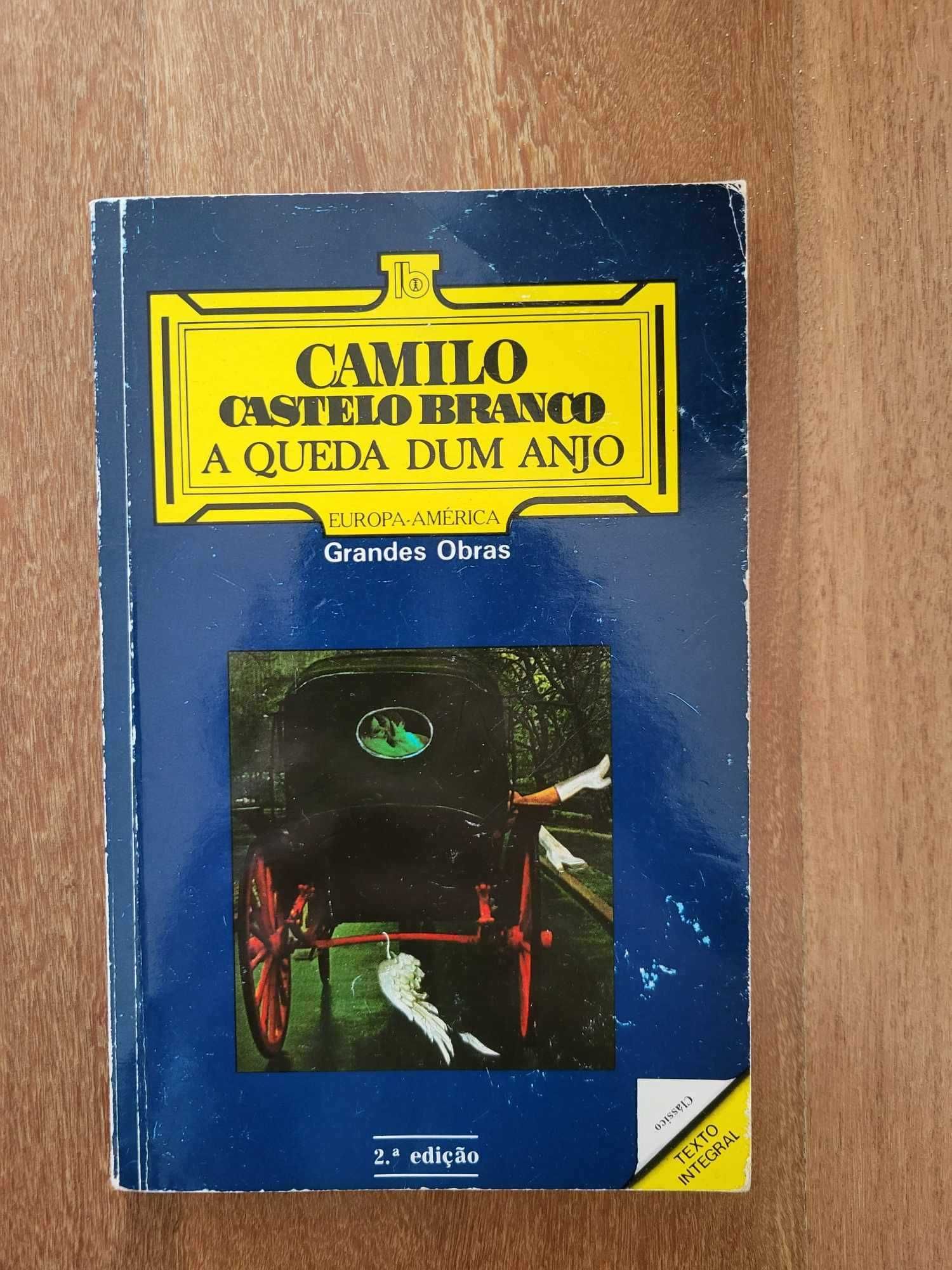 Livro | A Queda dum Anjo, Camilo Castelo Branco (2ªEd. Europa-América)