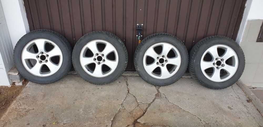 Alufelgi z oponami zimowymi 205/60/16 Bridgestone