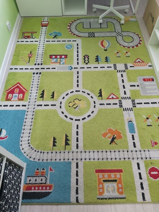 Dywan city fun 160x230 dywan dla chłopca dywan droga dziecięcy