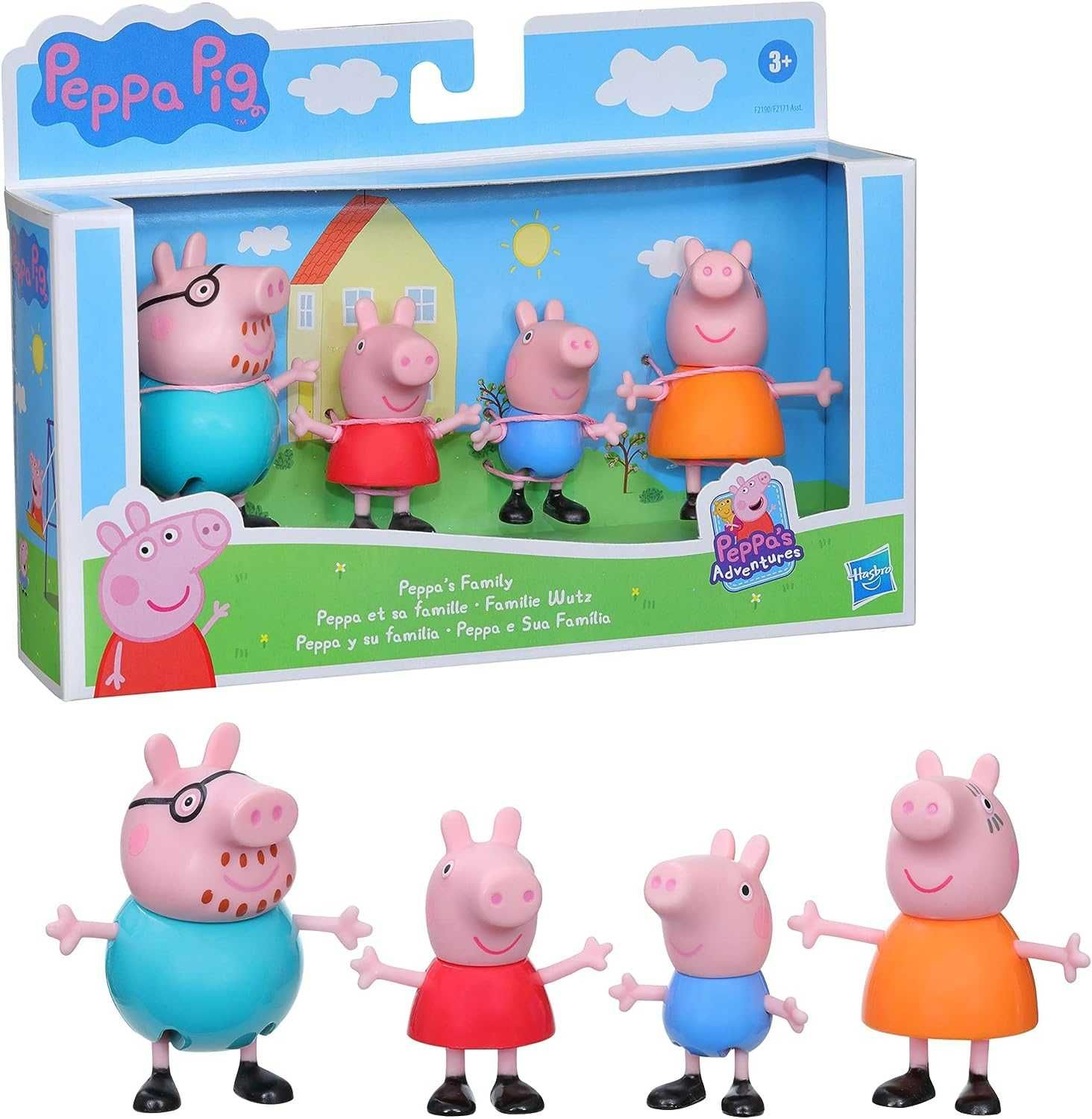 Оригінал Набір Свинка Пеппа родина 4 шт Peppa Pig Peppa´s Family