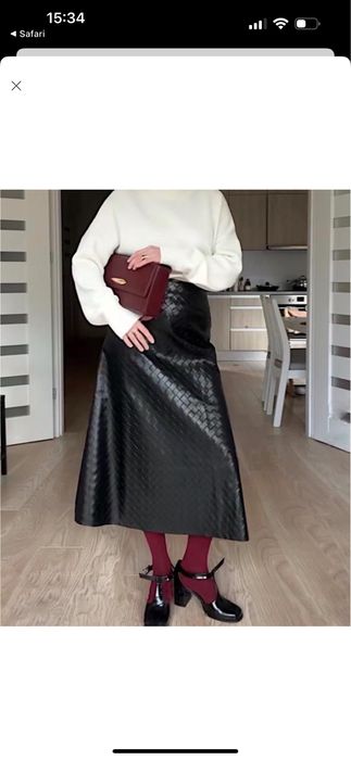 Спідниця coosh з екошкіри