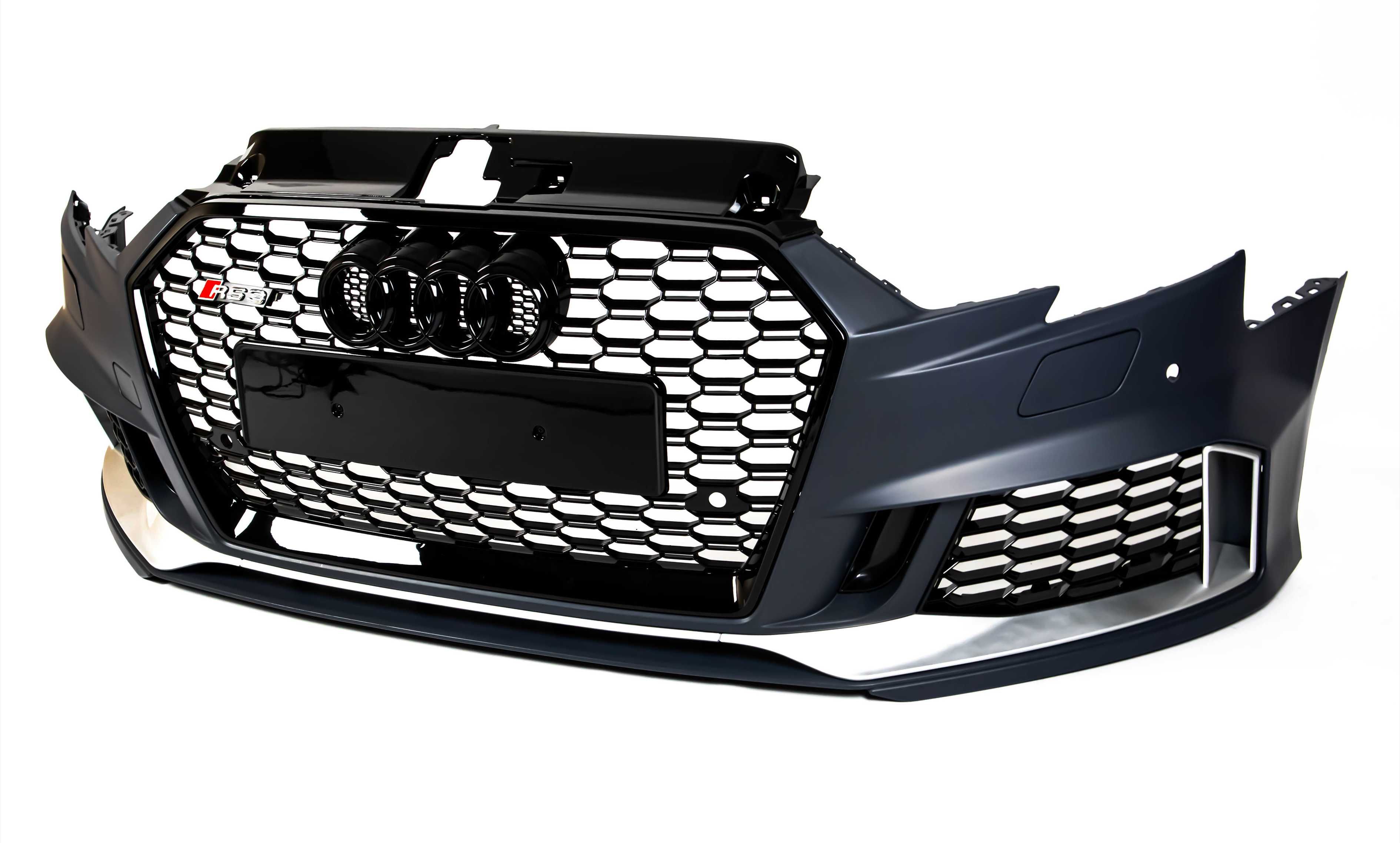 Zderzak grill Audi A3 8V lift 16-20 RS3 sedan LOGO!