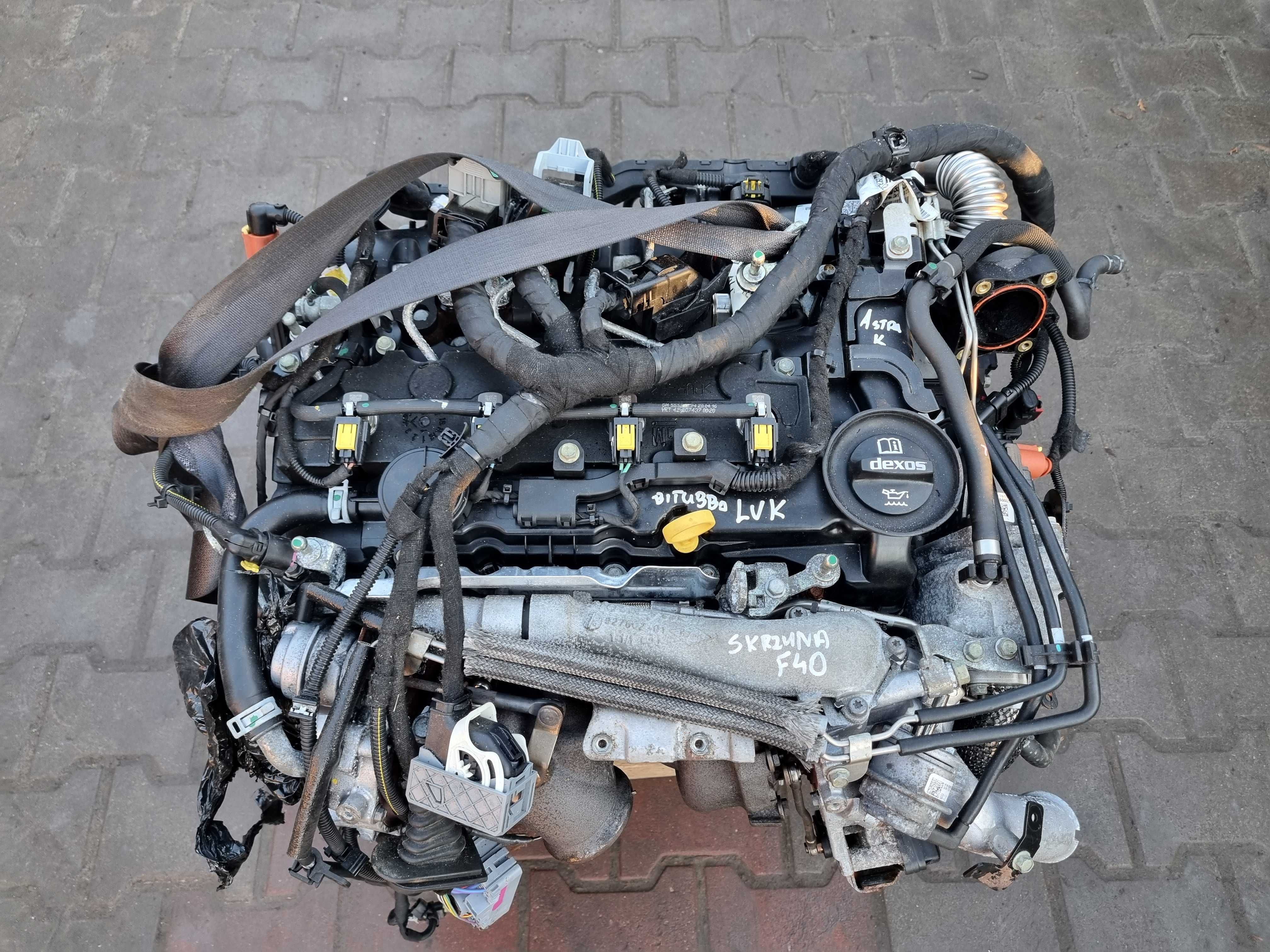 Opel Astra K Silnik 1.6CDTI LVK BiTurbo 65000KM Przebiegu B16DTR