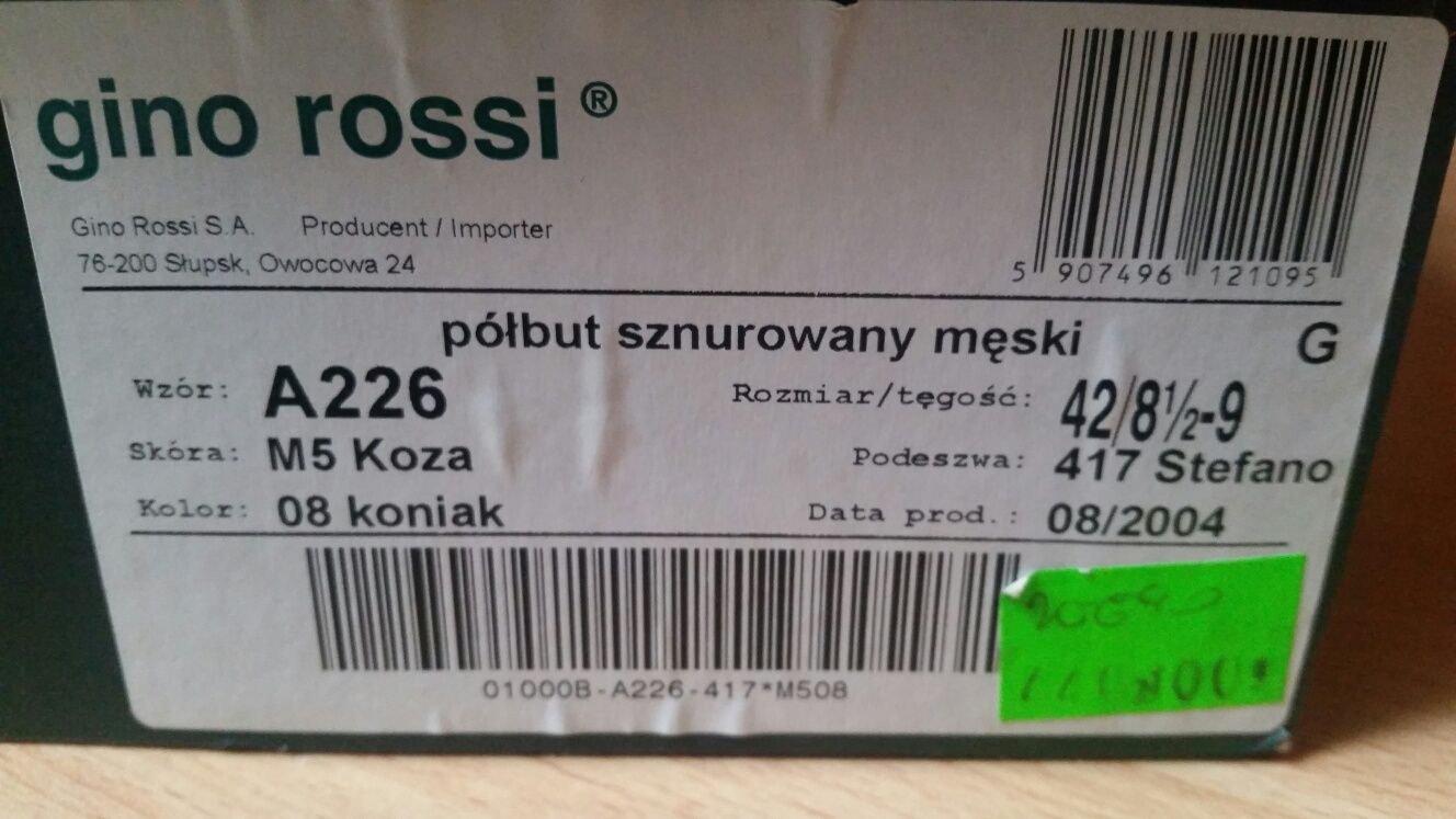 Gino Rossi buty męskie rozm 42