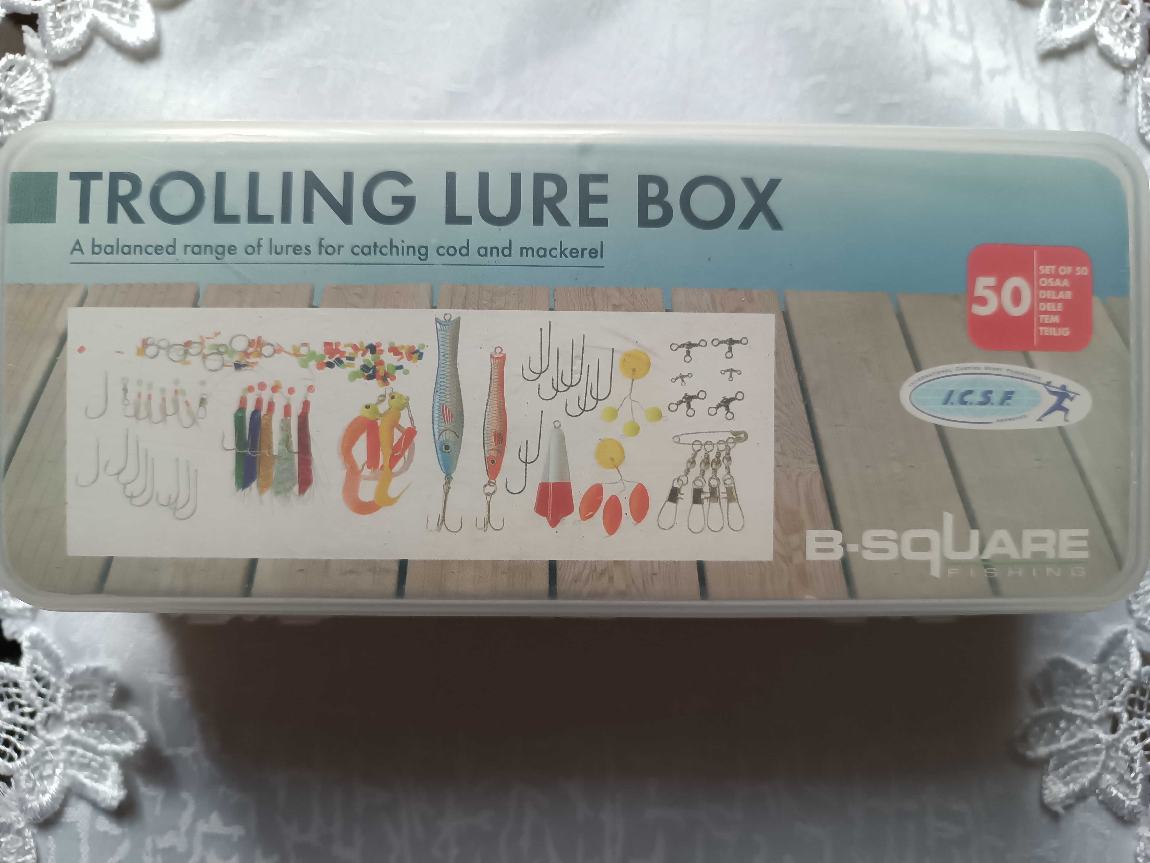 Zestaw przynęt wędkarskich - trolling box