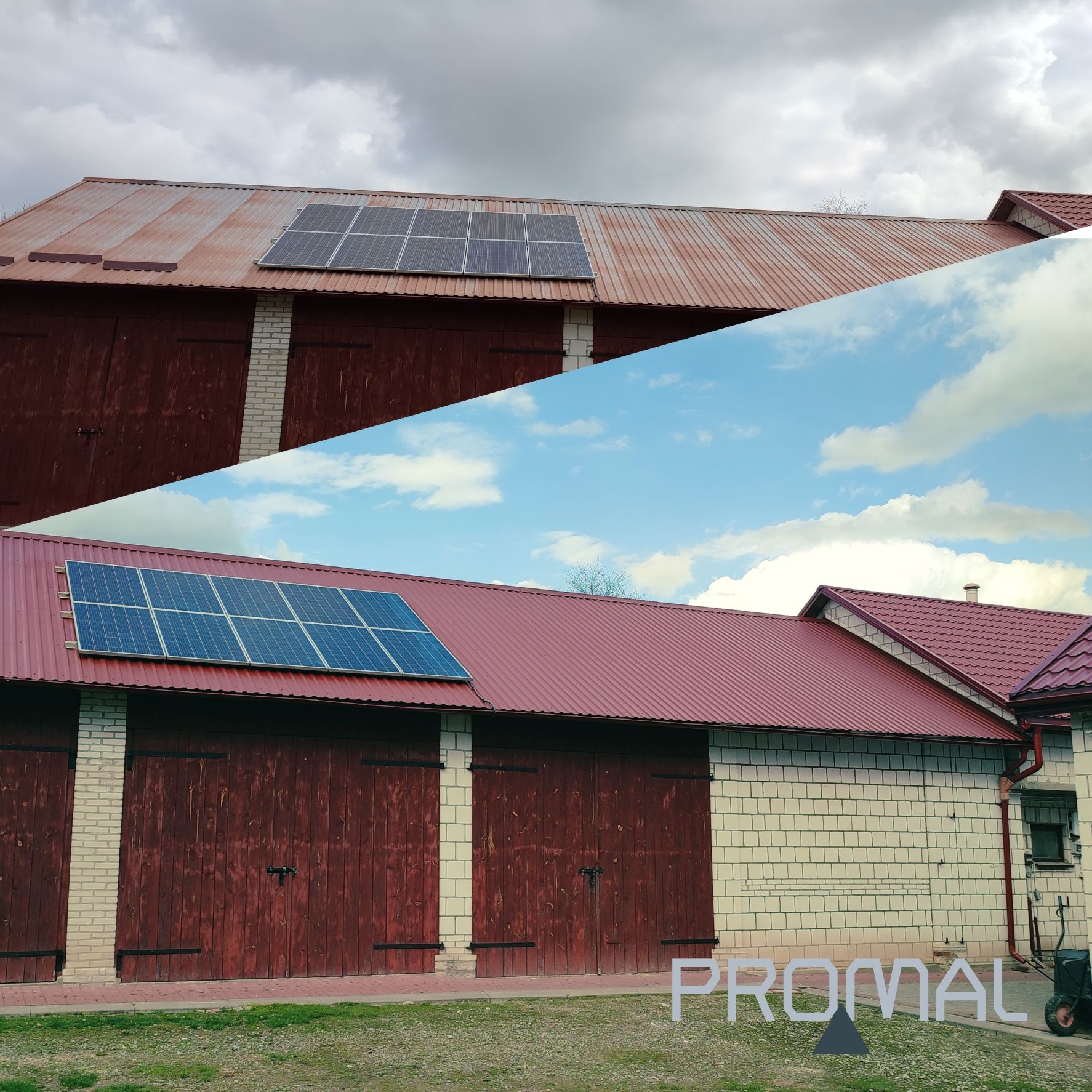 PROMAL Mycie i malowanie dachów, elewacji, kostki, prace wysokościowe