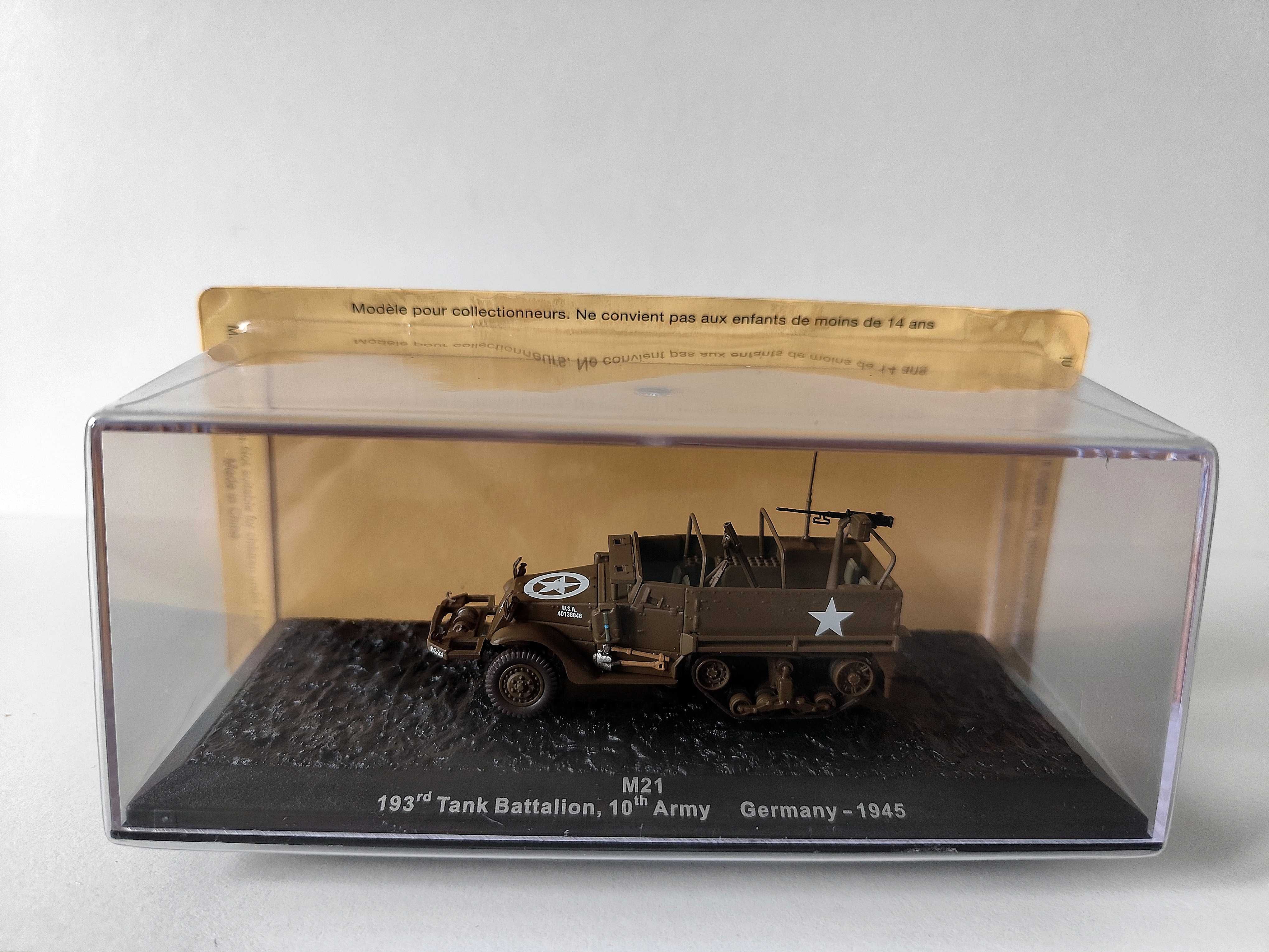 Pojazd Pancerny Halftrack Tank M21 Niemcy 1945 10 Battalion 1:72