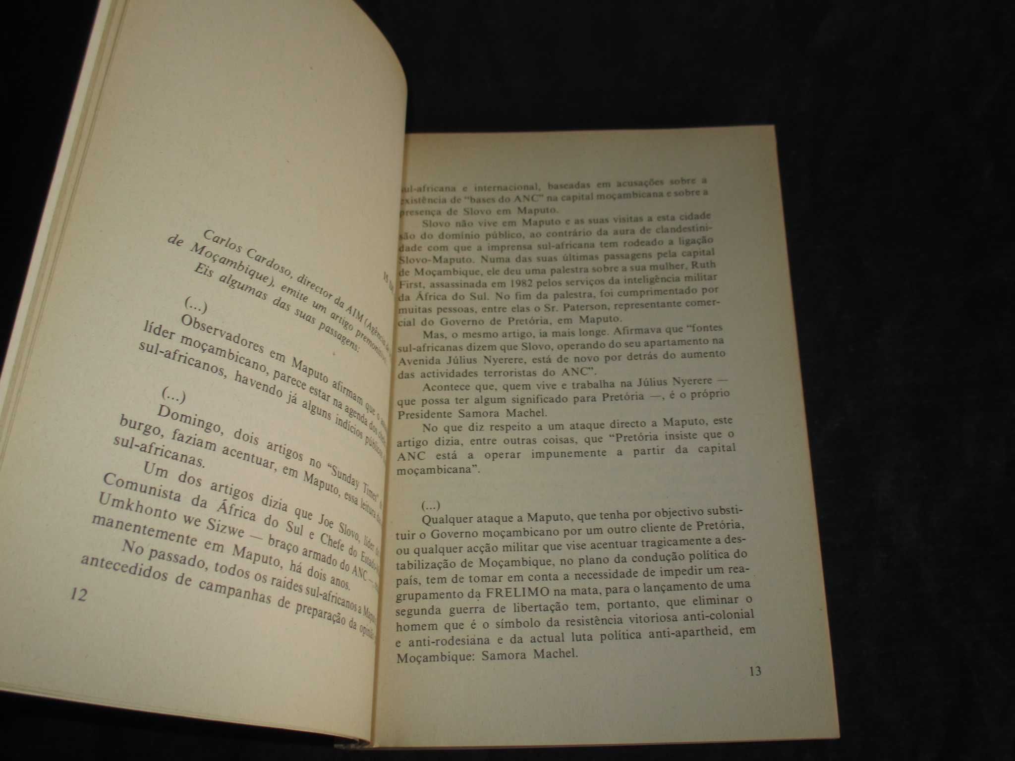 Livro Quem matou Samora Machel? Álvaro B. Marques