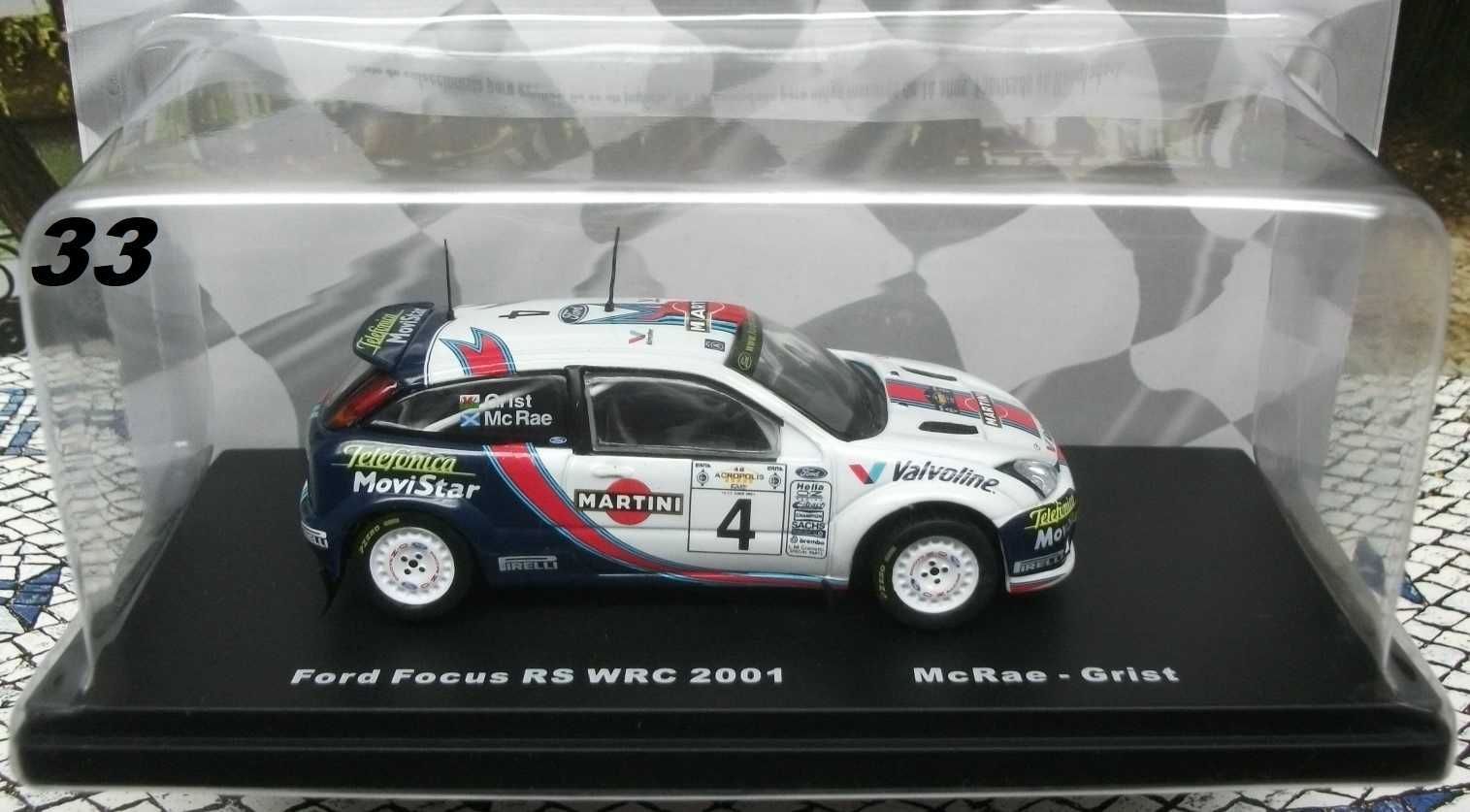 Toyota, Ford, Opel, Mitsubishi, Fiat, Renault, Lancia, WRC Salvat-1:43