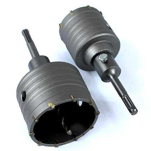 WIERTŁO Koronkowe OTWORNICA FREZ DO BETONU SDS+ Pod Puszkę 65mm 80mm