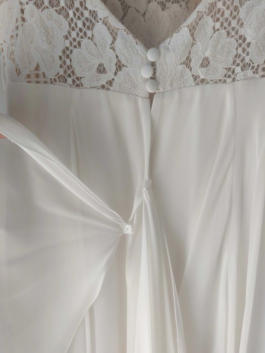 Suknia ślubna boho lillian west minimalizm