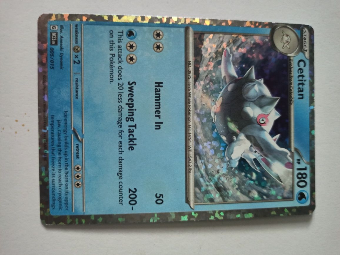 Karta pokemon Cetitan holo