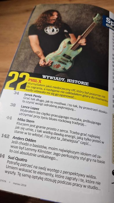 Gitarzysta 3/2018 (147) + Basista: Phil X, Janek Pentz, Lance Lopez
