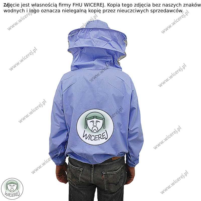 Bluza Pszczelarska z kapeluszem Bawełniana rozmiar L  Przewiewna Lekka