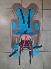 Fotelik rowerowy dla dziecka BTwin, wypinany w systemie B-clip