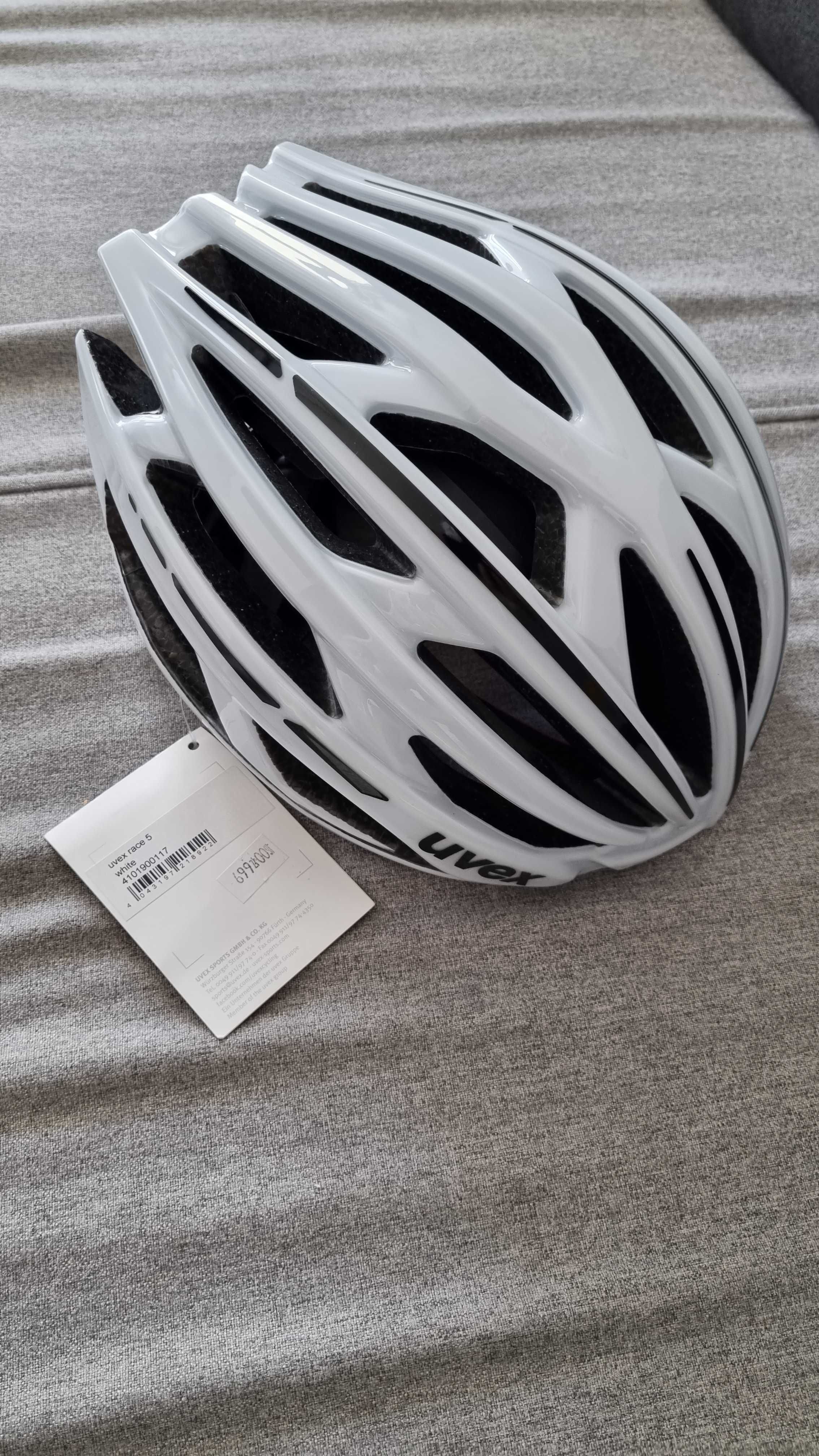 Nowy kask rowerowy Uvex Race 5 (55 - 58 cm )