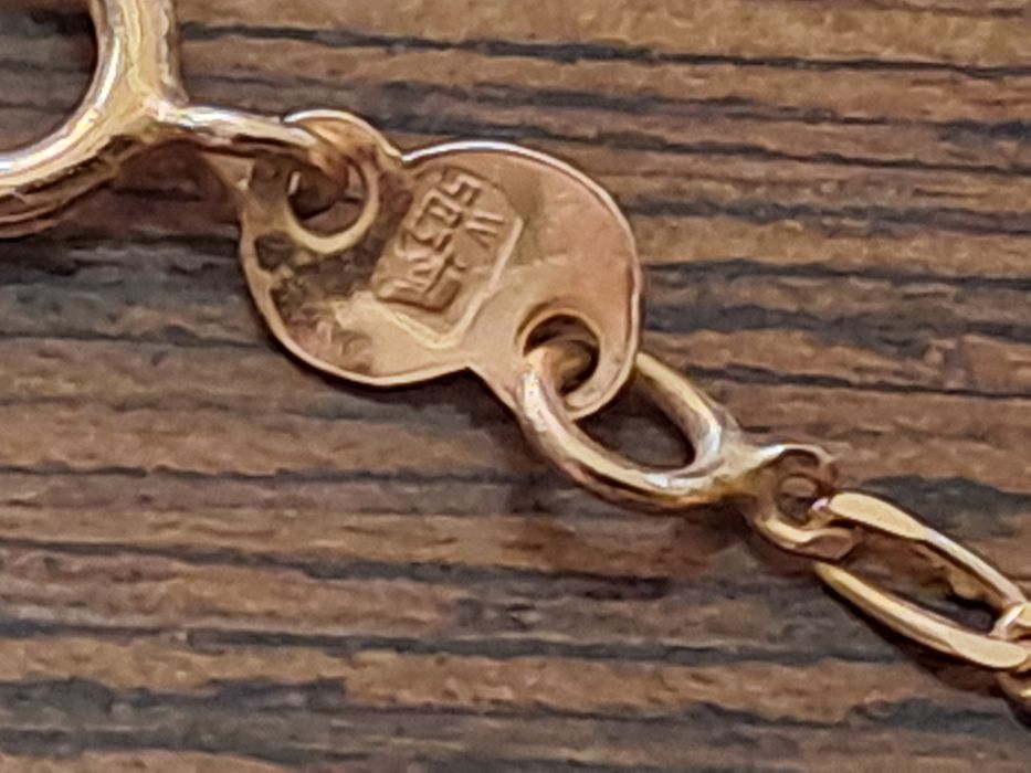 Złoty łańcuszek splot Figaro 3g