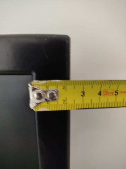 Nicho de parede - alumínio lacado preto