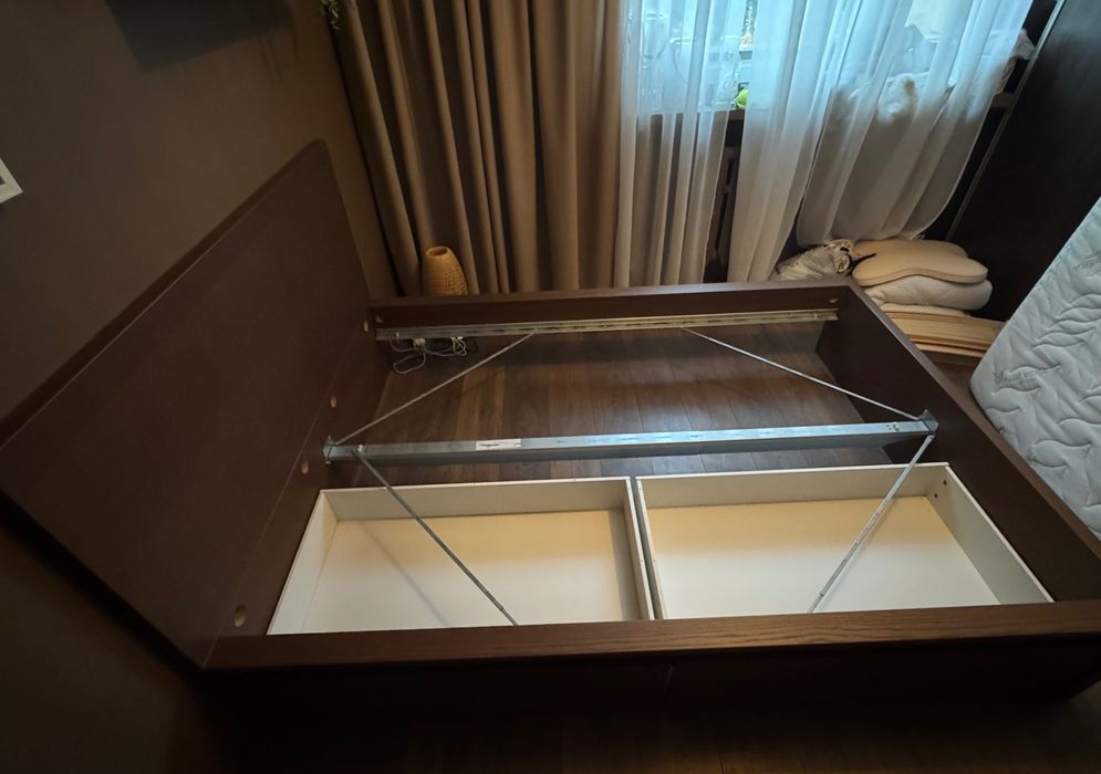 IKEA Rama łóżka MALM + szafka nocna GRATIS!!