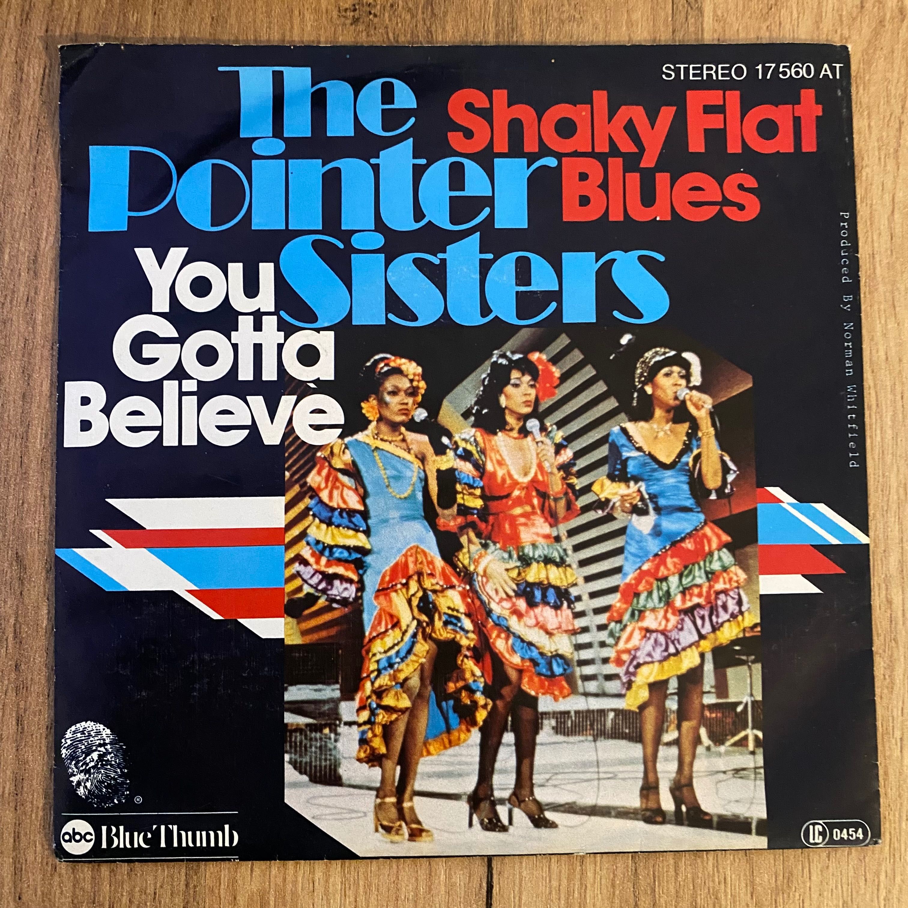 The Pointer Sisters - Shaky Flat Blues - Winyl SP 7" - 1974