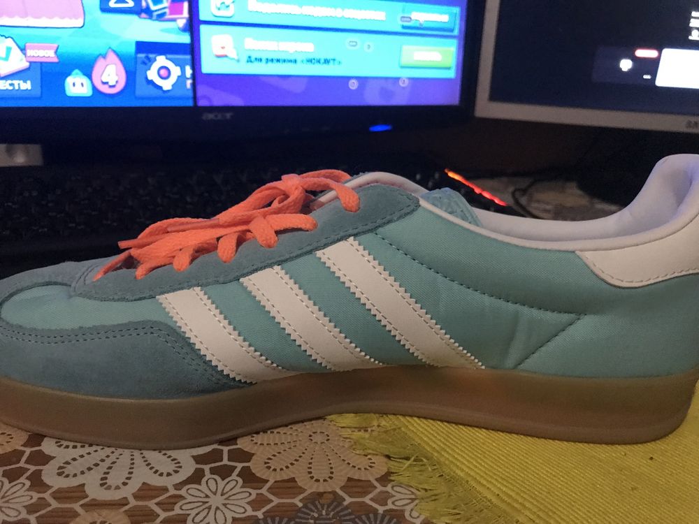 Кеды Adidas Gazelle INDOOR BLUE