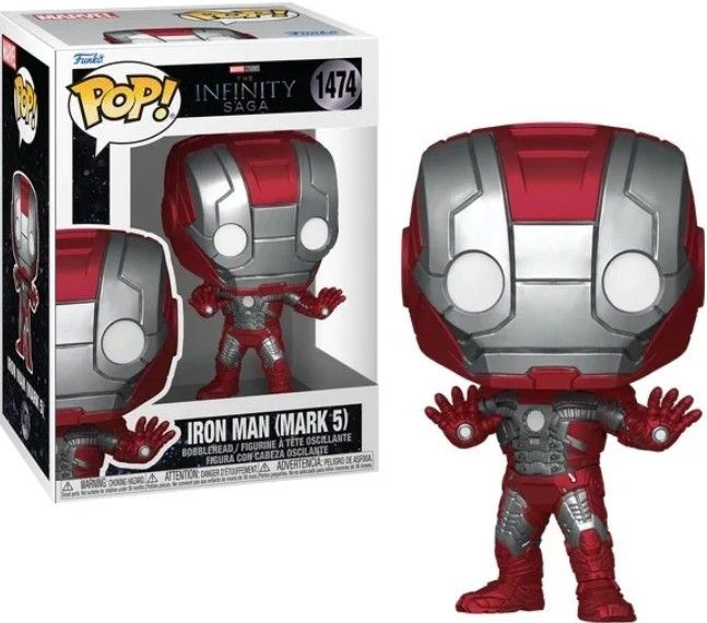 funko pop! the infinity saga marvel 1474 iron man (mark 5) figurka