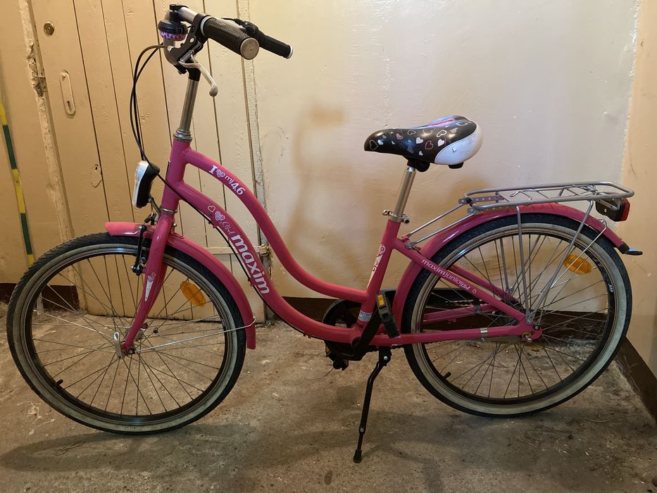 Rower młodzieżowy MAXIM MJ 4.6 24 różowy Zasada Bikes