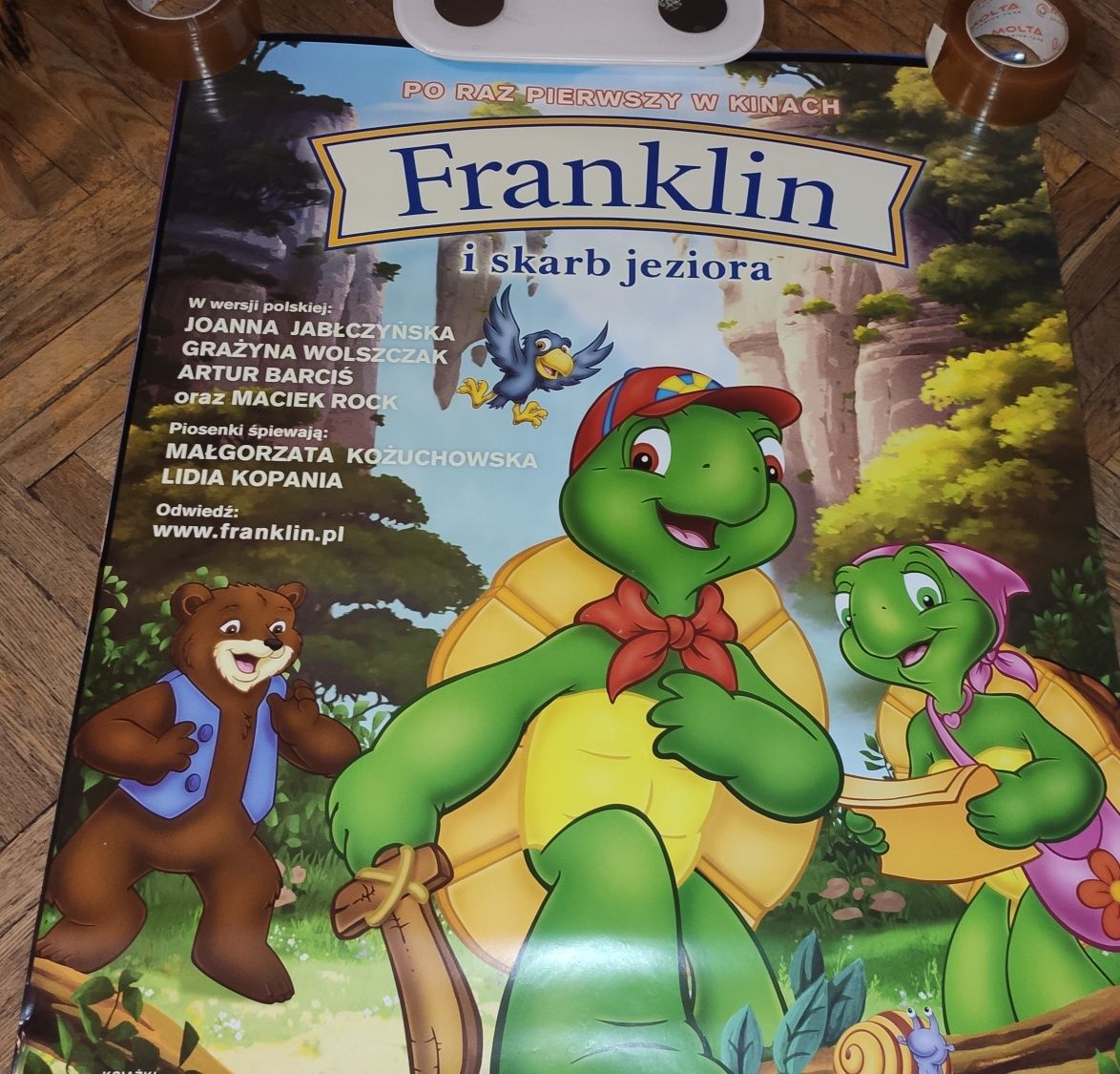 Franklin i skarb jeziora plakat filmowy oryginalny