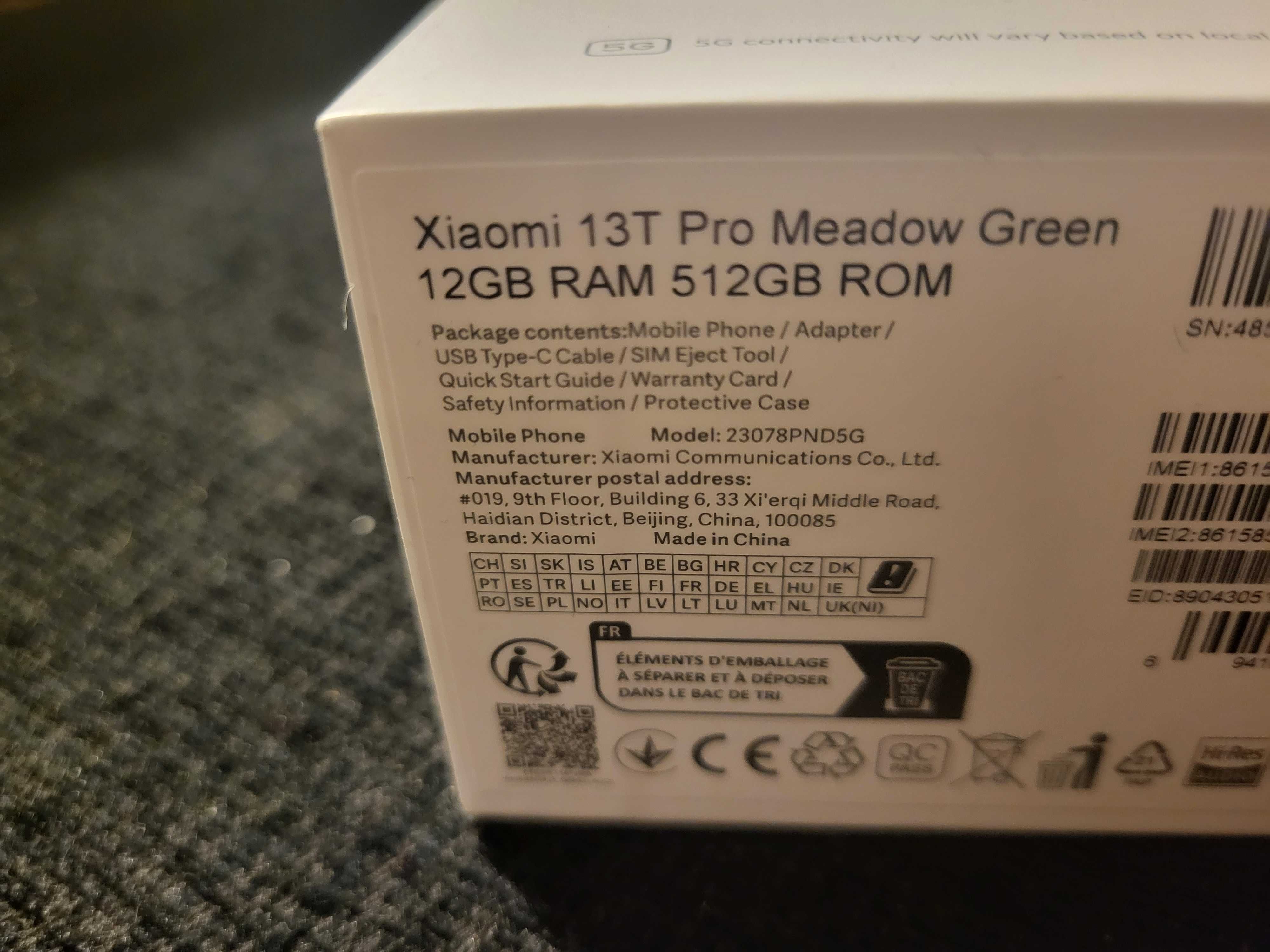 Xiaomi Mi 13t Pro jak nowy ! Komplet pudełko. 12/512 GB !!!