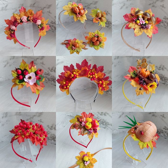 Осінній обруч, обруч яблуко, обруч з овочами, обруч морква