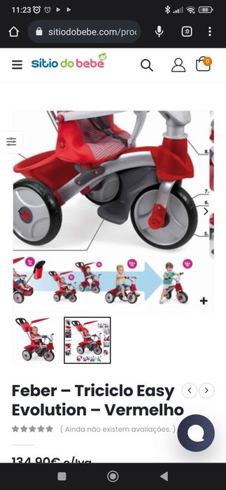 Triciclo Feber progressivo