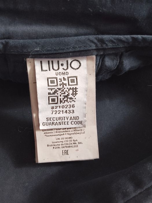 Liu Jo eleganckie spodnie męskie r. 56